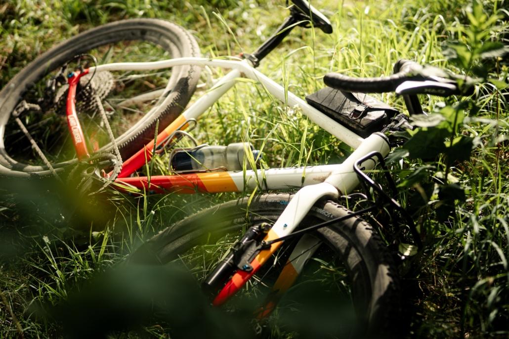 OR Gravelbike im Gras